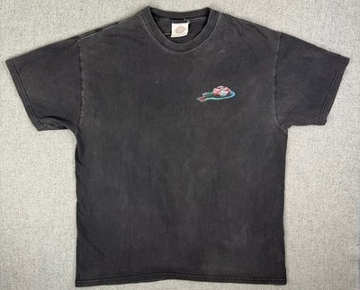 VTG Tabasco Louisiana Hot Sauce Shirt Mens L Black Crabs Bourbon Street Promo