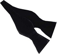Self Tie Black Velvet Bow tie tuxedo Velvet Bow tie Mens  Womens Adjustable