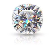 Certified Cushion Cut 4 CT Natural D Color Lab -Grown Loose CVD Diamond VVS1