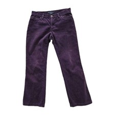 VTG Polo Ralph Lauren Corduroy Pants Women  s 2 28x25 Purple Straight Leg EUC
