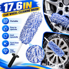 17 Auto Detailing Tool Car Wheel Brush Rims Tire Seat Engine Wash Cleaning Kit