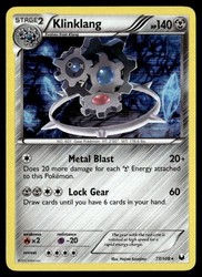 Klinklang 77/108 Dark Explorers Holo Rare