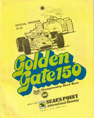 #ad #ad 1970 Sears Point Golden Gate 150 USAC Racing Program Rare Free Shipping $99.95