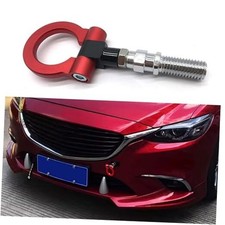 Racing Towing Car Tow Hook, Car Front Bumper Tow Hook, Metal Universal Screw