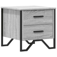 Nachttisch Grau Sonoma 40X41X40 Cm Holzwerkstoff