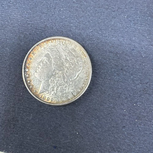 1899-0 Morgan Silver Dollar Fine 90% Silver toning