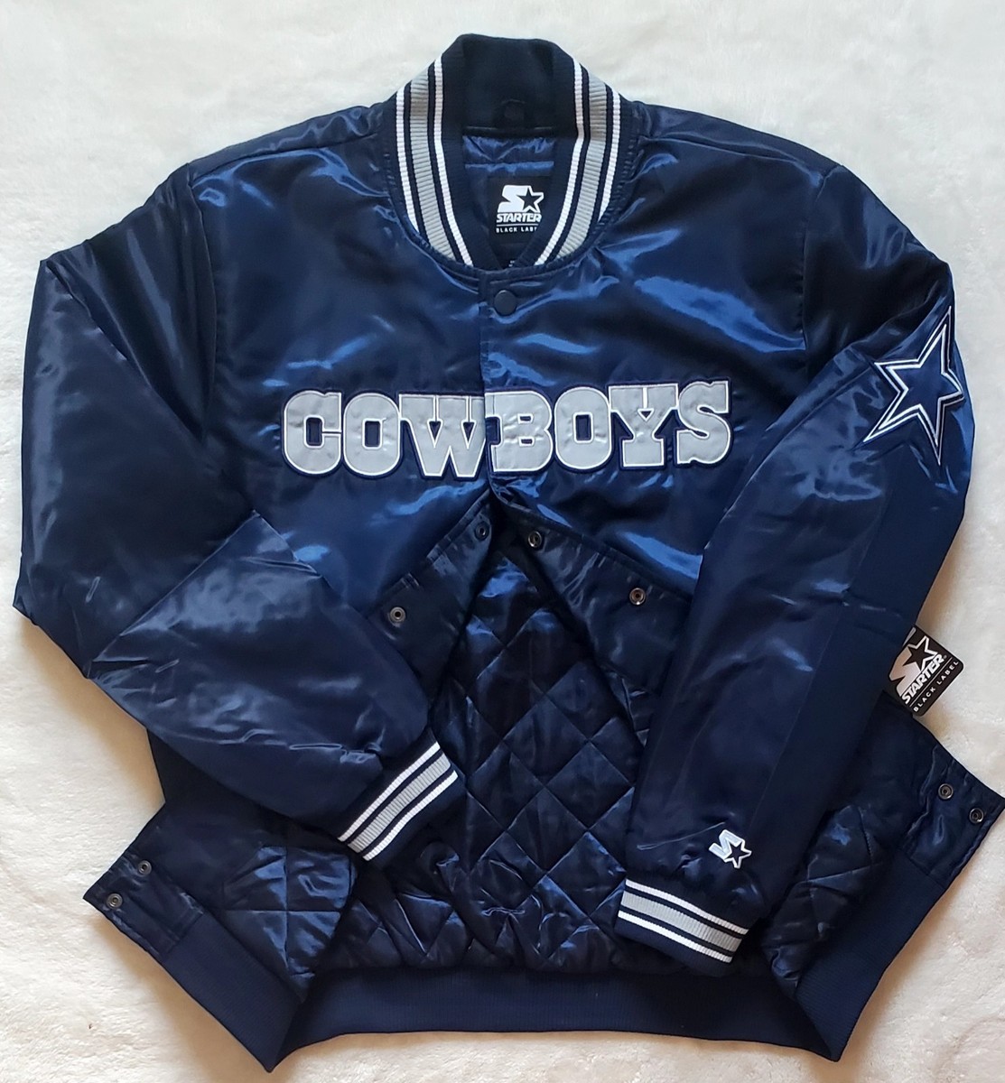 Dallas Cowboys OG Classic Starter Jacket Two Piece Full Snap Quilt