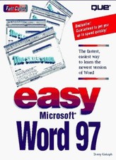 Easy Microsoft Word 97 By Sherry Kinkoph
