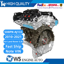 AJ133 508PN Engine Long Block Assembly For Land Rover Jaguar F-Type 5.0L 2005-16
