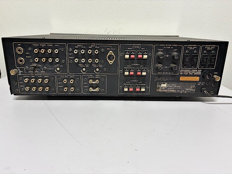 SANSUI AU-9500 Integrated premain amplifier Famous Machine | eBay
