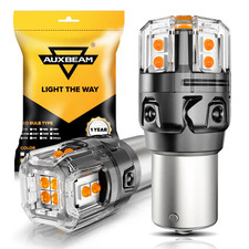 Auxbeam 1156 Ba15s 7506 Led Reverse Backup Light Bulbs 6500k White36000k Amber