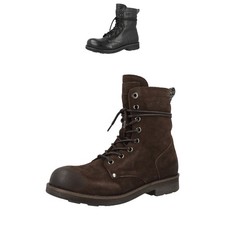 Bikkembergs Damen Stiefelette Leder Boots Stiefel Schnürstiefel Winterstiefel