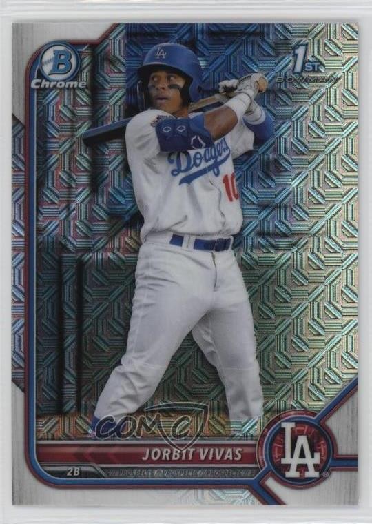 2022 Bowman Chrome Prospects Mega Box Mojo Refractor Jorbit Vivas #BCP-24 12g7