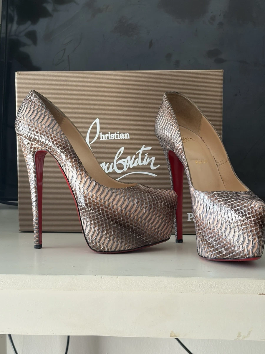 Christian Louboutin Silver Shoes for Women for sale | eBay