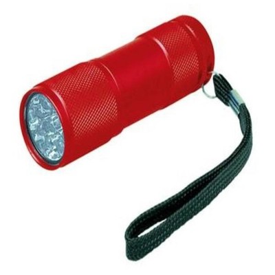 9 LED ALUMINIUM SCHLÜSSELRING TASCHENLAMPE TASCHENLAMPE CAMPING ANGELN BUSHCRAFT BATTERIE INC