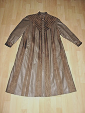Ledermantel Modell Norma braun im Steppfutterstil Gr. 44 XL 