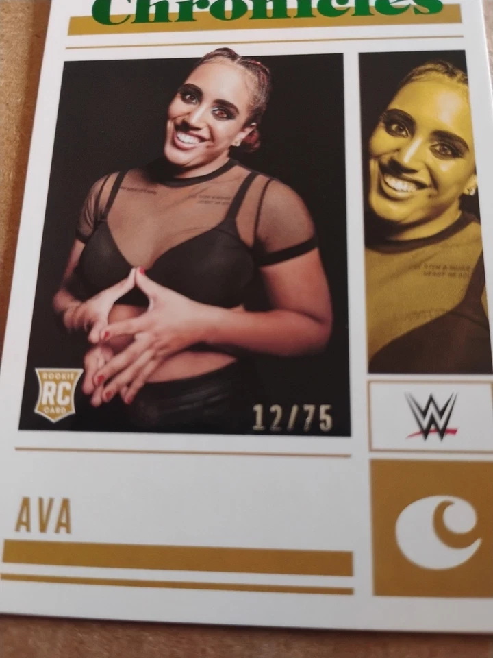 Ava 2023 Panini Chronicles Rookie Card # 77 Numbered To 75 - Image 3 of 3