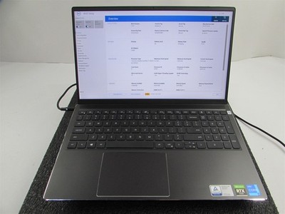 DELL VOSTRO 7510 1920X1080 FHD CORE I7-11800H 512GB SSD 16GB RAM RTX 3050 NO O.S