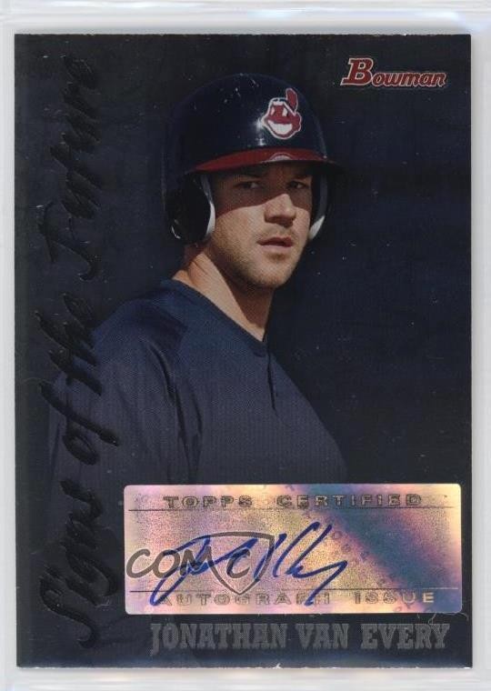 2007 Bowman Draft Signs of the Future Jonathan Van Every #SOF-JV Auto 08wd