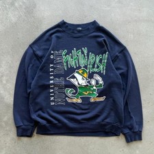 Vintage 90s Notre Dame Fighting Irish Crewneck
