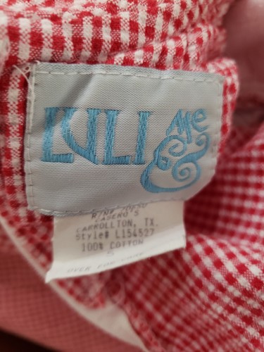 DRESS SMOCKED LULI & ME SIZE 5DESIGNER FASHION STRAWBERRY BERRY THEME - Picture 9 of 9
