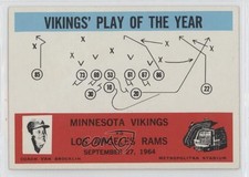 1965 Philadelphia Vikings' Play of the Year Norm Van Brocklin #112 HOF 18re