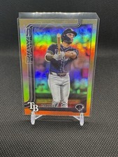 2025 Topps Series 1 Richie Palacios Gold Foil 08/50- No. 124 - Rays