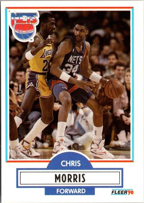 1990-91 Fleer #121 Chris Morris