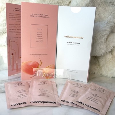2X Miriam Quevedo Black Baccara Hair Multiplying Shampoo + Mask Sample 10ml Each
