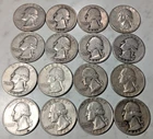 Silver Quarters Coin Lot $4 Face Value 90% Silver #608