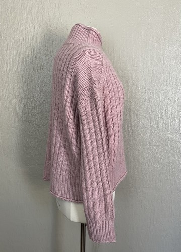 Kut From the Kloth Womens Funnel Neck Sweater Light Rose Casual Career Sz L NWT - Picture 5 of 8