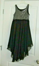  Amy’s Closet Black Sequin formal Sleeveless Dress Size 16 Worn Once
