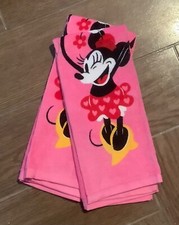 2 Pink Disney Minnie Mouse Kitchen Dish Hand Towel by Celebrate Valentine's Day