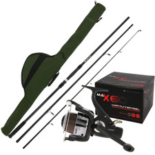 Carp Fishing Rod And Reel Set With Rod Holdall 12ft 3pc Carp Rod Fishing Set