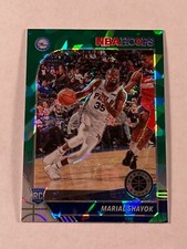 2019 MARIAL SHAYOK ROOKIE - NBA HOOPS PREMIUM GREEN CRACKED ICE PRIZM #252 RC 