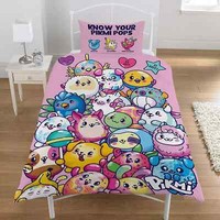 PIKMI POPS REVERSIBLE DUVET SET - SINGLE BEDDING SET