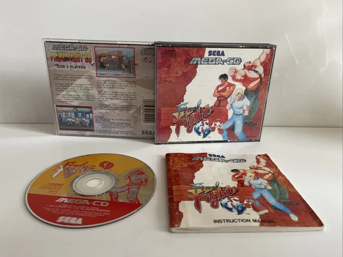 Final Fight CD - SEGA Mega CD - PAL UK - Complete And In Very Good Condition