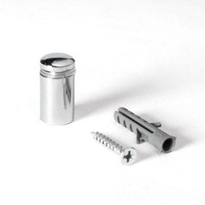 Sign Standoff 1/2" Diameter x 3/4" Barrel Length Polished Chrome Finish Euro