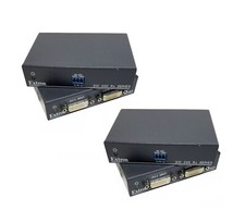 Lot 2x Sets Extron 201Rx Receiver  201Tx Transmitter DVI Video Signal Extender