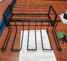 Vikerniel Drill Holder Power Tool Organizer Wall Mount 4 Cordless Metal NEW