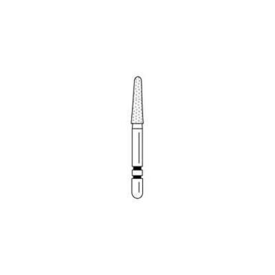 Two Striper FG 767.8 Coarse Diamond Bur Round-End Taper, Pack of 5