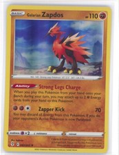 Galarian Zapdos [Holo]  82/203 Pokémon TCG Evolving Skies NM 0222#266
