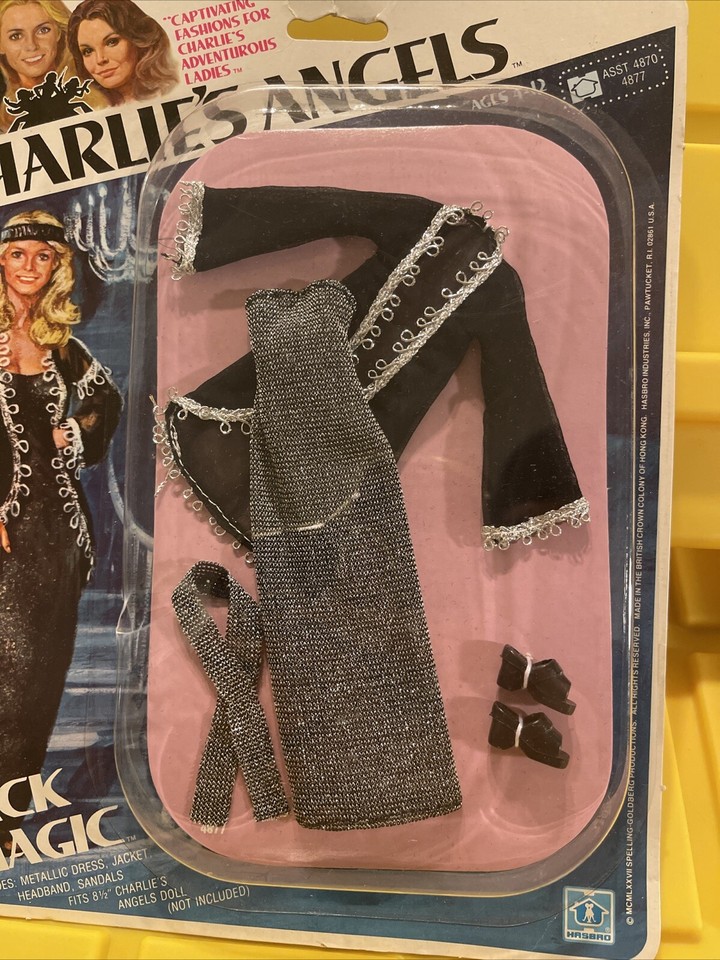 Charlie’s Angels 8.5” Doll Outfit, Black Magic, NIP Asst 4870 4877 eBay