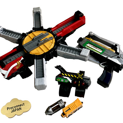 Power Rangers ToQger Tokkyuger Daikaiten Cannon & Tokkyu Blaster & Bracelet JPN