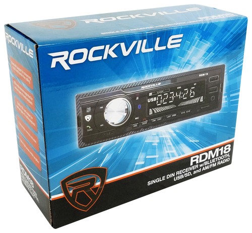 Rockville RDM18 In-Dash Car Digital Media Bluetooth AM/FM/MP3 USB/SD Receiver - Picture 8 of 8