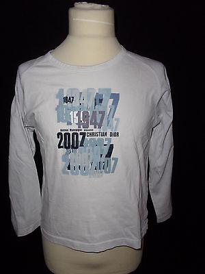 T-shirt Christian Dior Blanc Taille 8 ans à - 57% boutiques