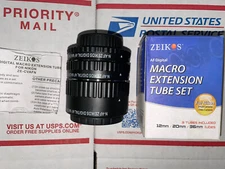 Zeikos AF Digital Macro Extension Tube Set For Canon EOS DSLR/Film Cameras