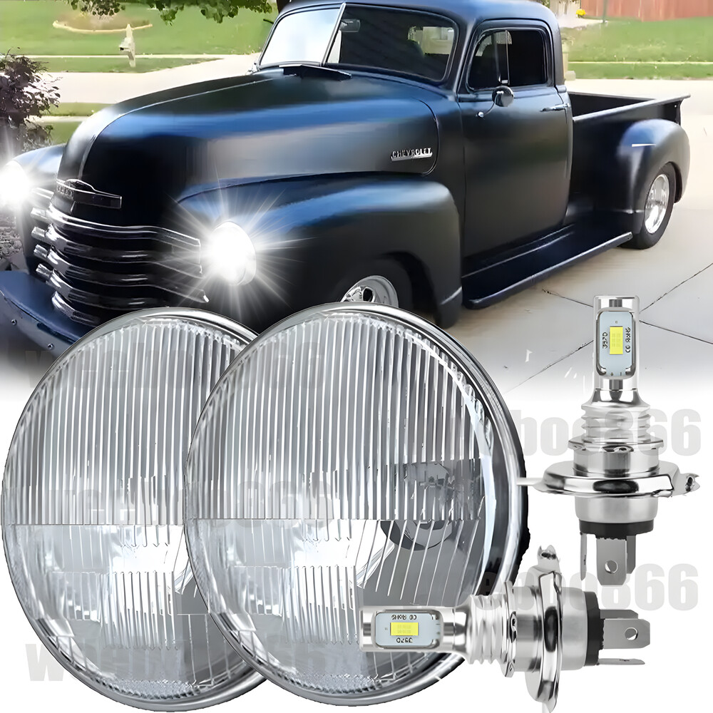 7-inch Round LED Headlights High/Low Beam for 1947-1957 Chevy Trucks