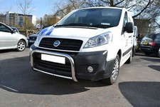 Bull BAR Per 2007 - 2016 Fiat Scudo Spinta Mento Griglia Furgone A Barra Acciaio