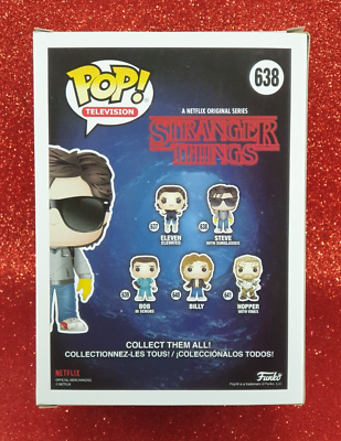 FUNKO POP TELEVISION STRANGER THINGS #638 STEVE (with SUNGLASSES